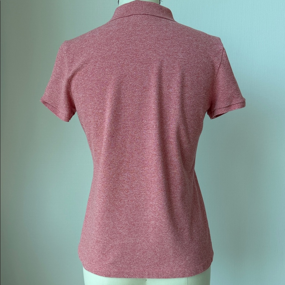 Lacoste Women's Button Down pink Polo Shirt  short sleeve Size 38 ( S) - Picture 6 of 13